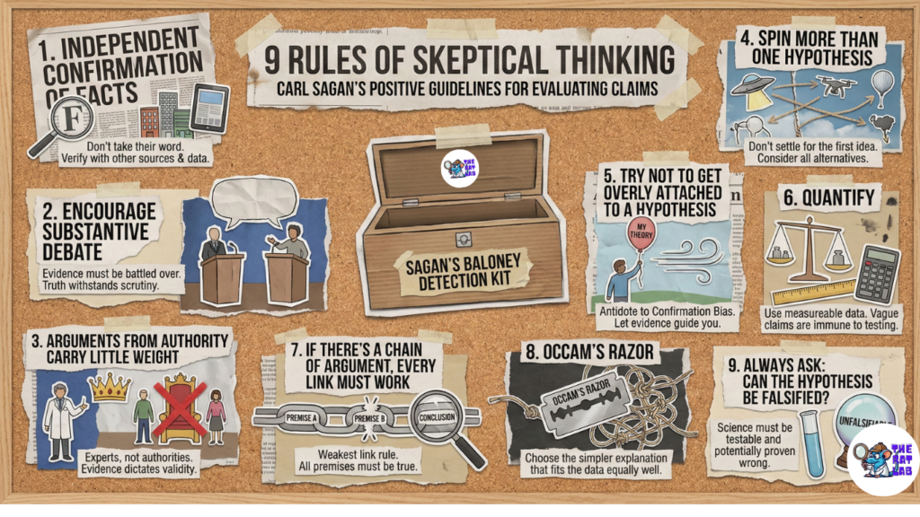 sagan beloney detection kit skepticism